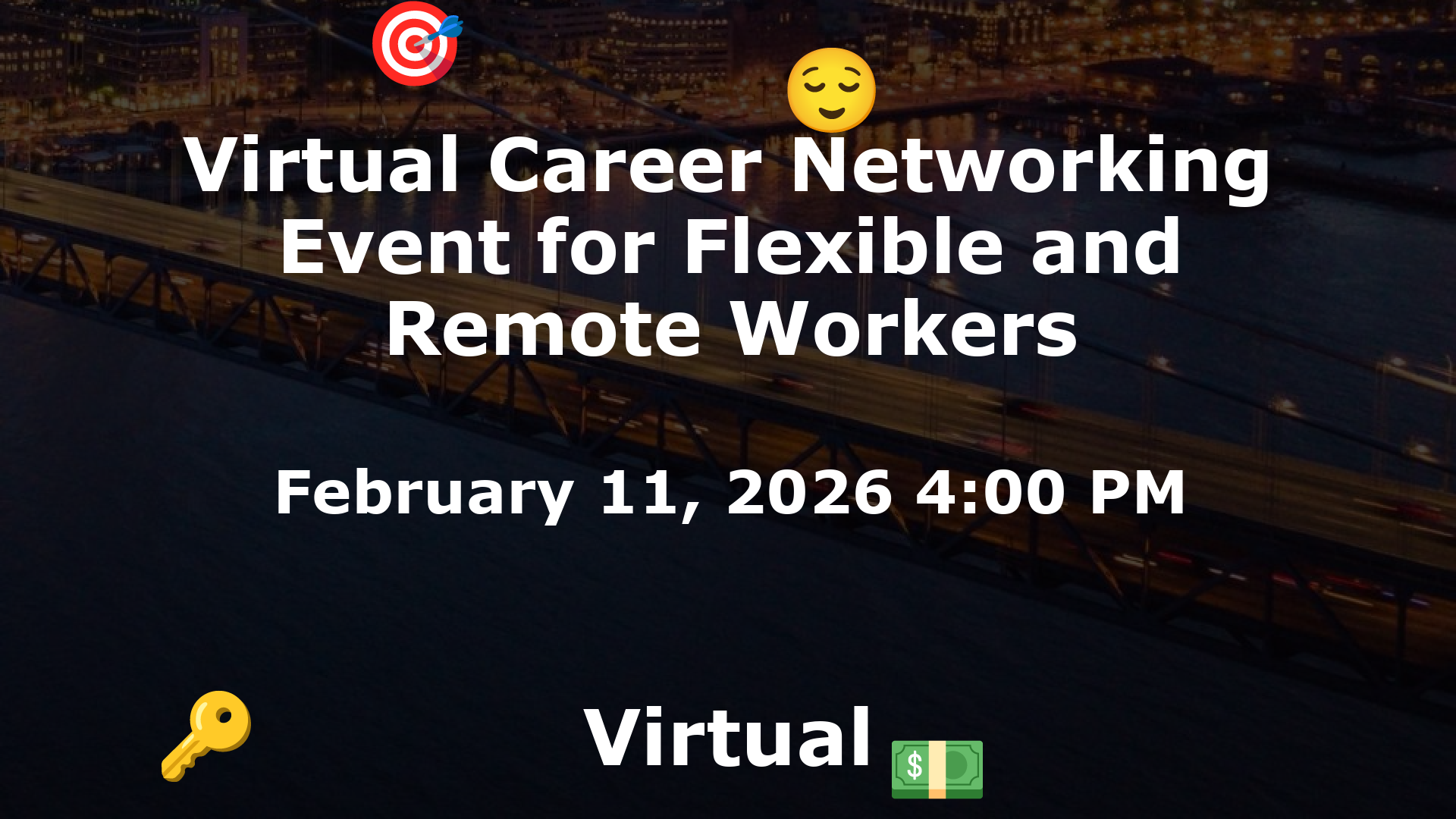Virtual Career Networking Event for Flexible and Remote Workers event image